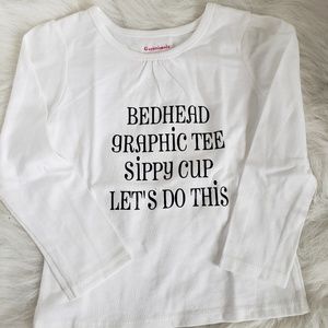 Girls LS Shirt 24mos Bedhead Graphic tee custom